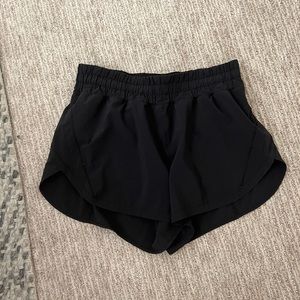 Black Track That High-Rise Lined Short 3"